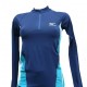 ENSEMBLE CARLINE COLLANT MIZUNO LICRA FERMETURE BLEU TUR